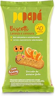 Biscotti 10+ Meses Sabor Laranja e Cenoura