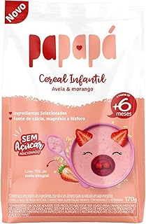 Cereal Infantil Aveia e Morango