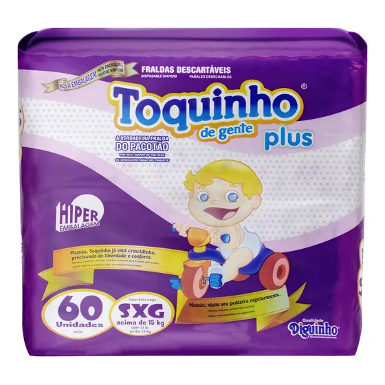 Fralda Toquinho Gente Plus SXG