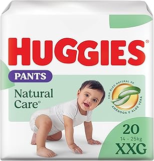 Fralda Huggies Natural Care XXG