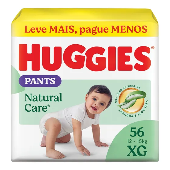 Fralda Huggies Premium Roupinha Natural Care