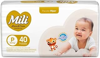 Fralda Mili Love & Care Premium P