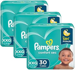 Fralda Pampers Confort Sec XXG