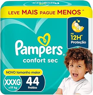 Fralda Pampers Confort Sec XXXG