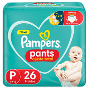 Fralda Pampers Pants Ajuste Total P