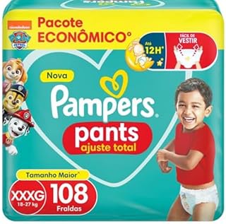 Fralda Pampers Pants Ajuste Total XXXG