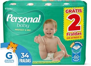 Fralda Personal Baby Protect & Sec G