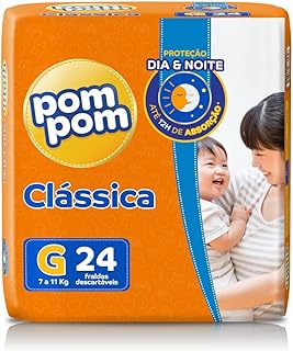 Fralda Pom Pom Clássica G