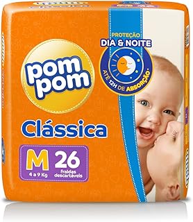 Fralda Pom Pom Clássica M