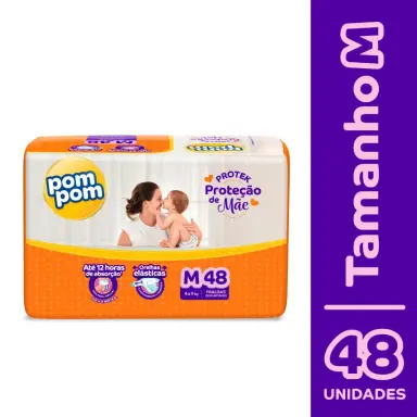 Fralda Pom Pom Derma Protek M