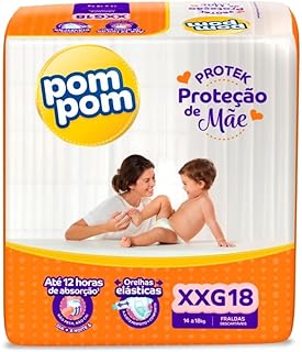 Fralda Pom Pom Protek Proteção de Mãe XXG