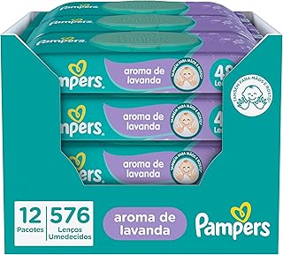 Lenço Umedecido Pampers Lavanda