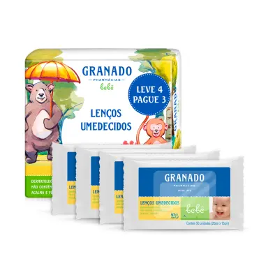 Lenços Umedecidos Granado Bebê Tradicional