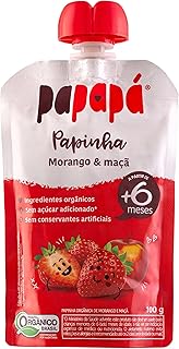 Papinha Orgânica Morango e Maçã